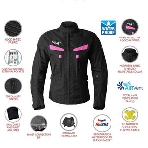 HWK: NWT Motorcycle Jacket